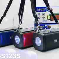 Безжична Bluetooth тонколона- Solar - NS123S - 881391 - Черна