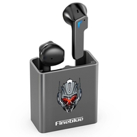 Безжични слушалки с калъф за зареждане - KINGKONG - Fineblue - 700147 - Сиви