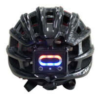 Каска за велосипедист с LED фар - S546-45:USB - 652879