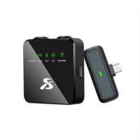 Безжичен мини микрофон с предавател - 2 бр - iP/Lightning - SX10 - 811368