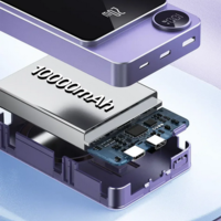Външна батерия с магнитно зареждане - P39K - 10.000mah - 20W - AWEI - 005500 - Сива