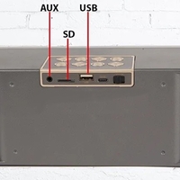 Безжична Bluetooth тонколонка с 2 микрофона караоке - YS215 - 887271 - Сребриста