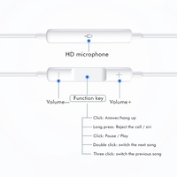 Слушалки с кабел за iOS - Lightning - IP - 684252