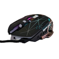 Кабелна гейминг мишка с цветно осветление - LED - S200 - Weibo - 652005