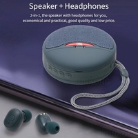 Безжична Bluetooth тонколонка със слушалки- TG-808 - 883808 - Сива