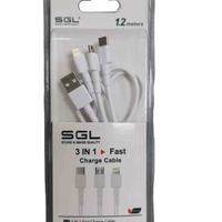 Кабел USB Всичко-в-едно – 3 в 1 – 1,2 м – 194796