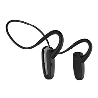 Безжични слушалки с лента за врата - F809 - 887585 - Черни