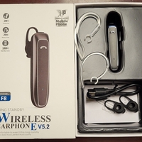 Хендсфри слушалка - Bluetooth - F8 - 060033 - Черна