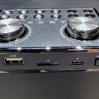 Безжична Bluetooth тонколона с 2 караоке микрофона - YS-202 - 887165 - Златиста