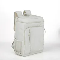 Aesthetic Insulated Backpack With 6 Zipper Compartments