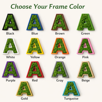 Персонализирани 3D букви с естествен мъх