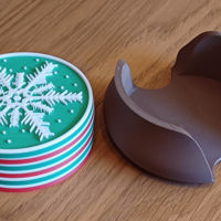 Подложки за чаши - Снежинки