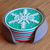 Подложки за чаши - Снежинки