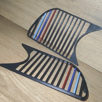 Решетки за халогени BMW E46