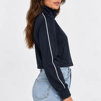 PIECES дамски cropped суичър с цип • M