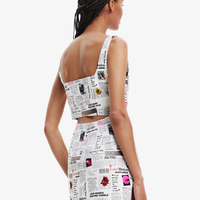 Desigual Рокля с принт Breaking News • XL