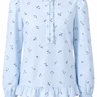 Pieces Флорална блуза Nantucket Breeze • XL