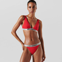 Karl Lagerfeld Logo Bikini Bottom W/ Elastic • S
