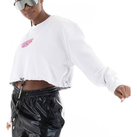 Karl Lagerfeld Jeans Cropped суитшърт • M