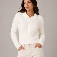 AÉROPOSTALE Polo Zip блуза • XL