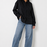 Vero Moda жакардова oversized риза • M