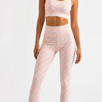 Guess Jeans Pink Monogram Leggings дамски клин • M
