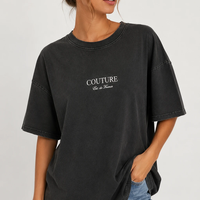 ONLY Черна тениска Couture • S Oversized