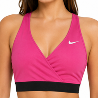 Nike Pink Cross Back Sports Top • XL