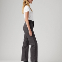 Levi’s Ribcage Straight Ankle дънки • Black Worn In • W25/L29