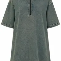 PIECES Дънкова рокля • M Oversized