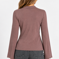 Vero Moda блуза с волани и връзка • M