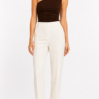 MANGO Екрю елегантен панталон • L