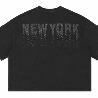 ONLY Тениска с кристали NY • S Oversized