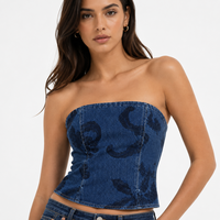 Vero Moda Деним бюстие • M