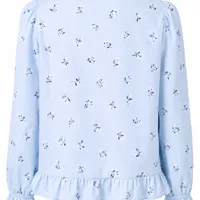 Pieces Флорална блуза Nantucket Breeze • XL