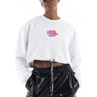 Karl Lagerfeld Jeans Cropped суитшърт • M