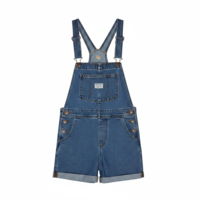 Levi’s Vintage Denim Dungaree Shorts • XS