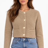 Vero Moda жилетка със златисти копчета • M