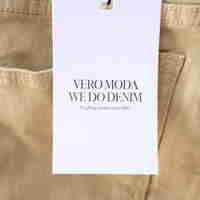 Vero Moda Бежови slim fit дънки • S/M