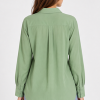 Vero Moda риза Green Bay широк модел • M