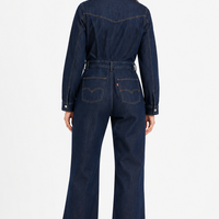 Levi’s Dark Denim Jumpsuit • S