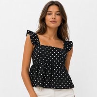 Vero Moda Топ SOPHIE с пеплум силует • M