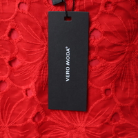 Vero Moda Бродирана блуза Ribbon Red • M