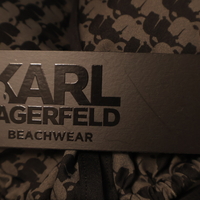 Karl Lagerfeld Logo Triangle Bikini Top  дамски бански / горнище - S