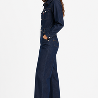 Levi’s Dark Denim Jumpsuit • S