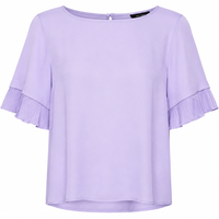 Vero Moda Лилава ефирна блуза • M