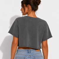 ONLY топ с washed ефект • S Oversized