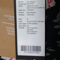 Vero Moda Naja Флорална блуза • M