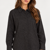 Vero Moda жакардова oversized риза • M