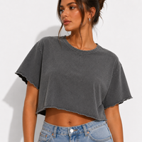 ONLY топ с washed ефект • S Oversized